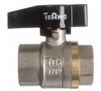 Кран шаровой никель В-В 3/4" бабочка TeRma
